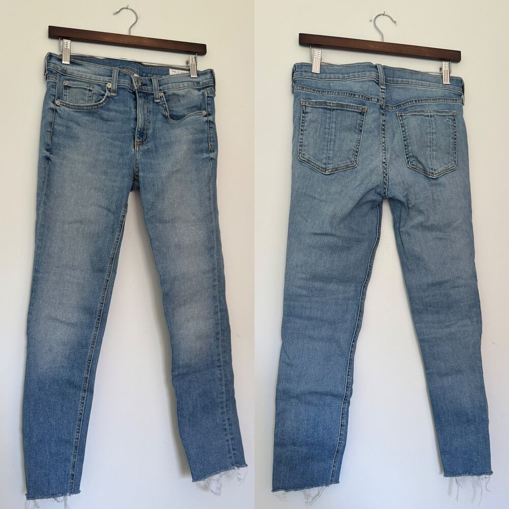 Rag & Bone Ankle Skinny Jean in Light Wash "Ellerly"